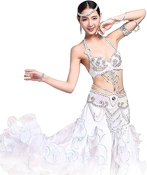 ベリーダンス オリエンタルブラベルト衣装 ベリーダンス衣装 ブラベルトスカートセット ファラオニック